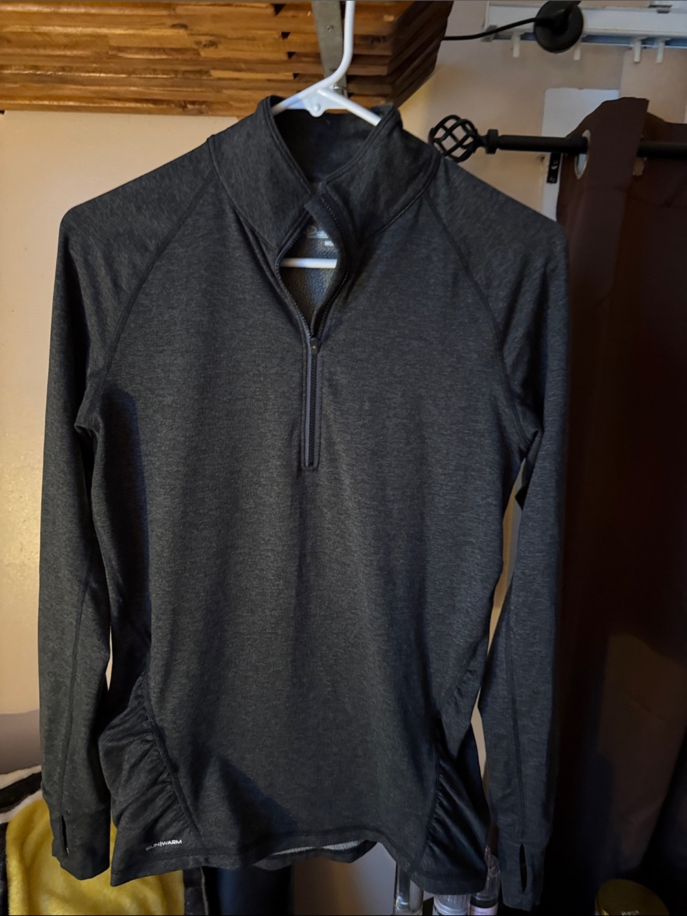 Dark Charcoal Quarter-Zip Athletic Pullover by Saucony